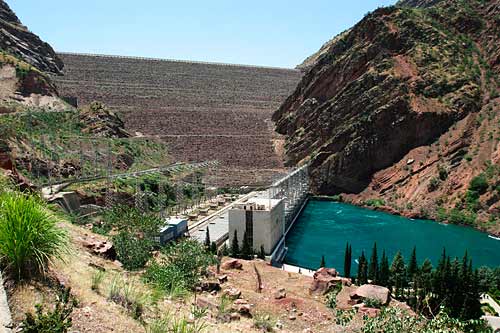 Secret Picture of the Nurek Dam