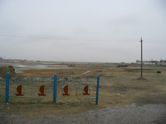 The Aralsk harbor - the sea hasn’t returned yet