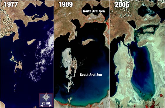 A good idea at the rate the 4th largest lake disappeared